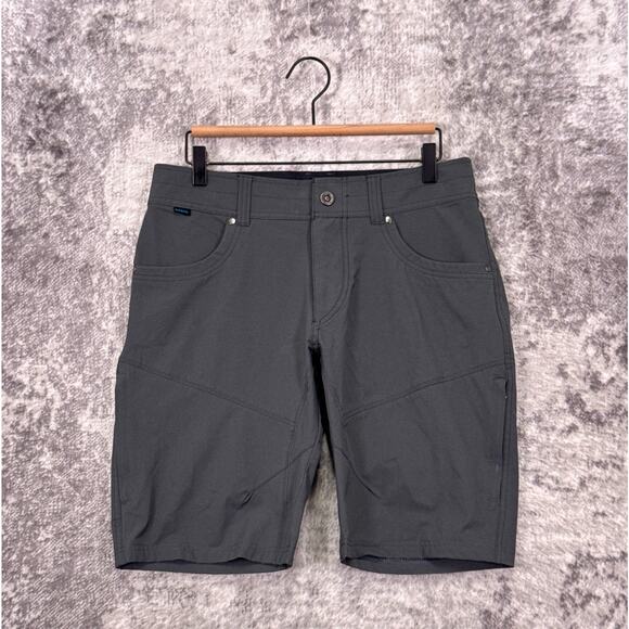 Kuhl Shorts 32 Mens Silencr Kargo Zip Pockets 10" Activewear - Picture 1 of 8